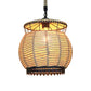Vintage Globe/Bowl Shade Hanging Lamp 1 Light Hemp Rope Suspension Light in Beige for Coffee Shop Clearhalo 'Ceiling Lights' 'Industrial Pendants' 'Industrial' 'Middle Century Pendants' 'Pendant Lights' 'Pendants' 'Tiffany' Lighting' 1959655