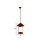 Farmhouse Lantern Pendant Lamp Single-Bulb Crackle Glass Hanging Light Fixture in Yellow/White for Coffee Shop Clearhalo 'Art Deco Pendants' 'Cast Iron' 'Ceiling Lights' 'Ceramic' 'Crystal' 'Industrial Pendants' 'Industrial' 'Metal' 'Middle Century Pendants' 'Pendant Lights' 'Pendants' 'Tiffany' Lighting' 1959666