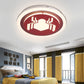 Cartoon Circle Ceiling Light Acrylic Flush Ceiling Light Fixture for Kindergarten Clearhalo 'Ceiling Lights' 'Close To Ceiling Lights' 'Close to ceiling' 'Flush mount' Lighting' 195977