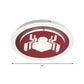 Cartoon Circle Ceiling Light Acrylic Flush Ceiling Light Fixture for Kindergarten Clearhalo 'Ceiling Lights' 'Close To Ceiling Lights' 'Close to ceiling' 'Flush mount' Lighting' 195979