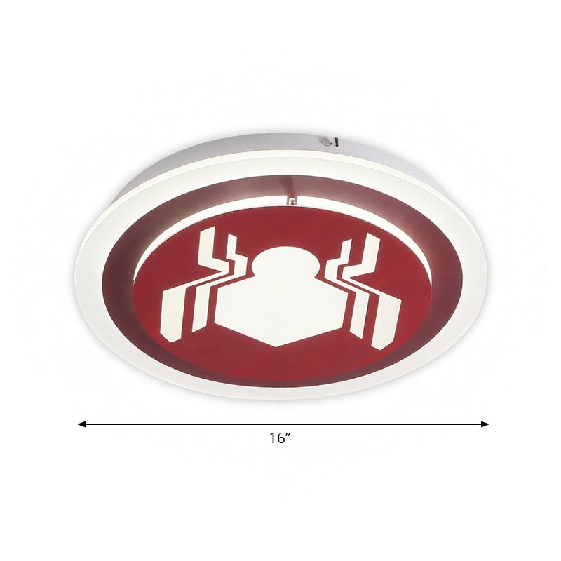 Cartoon Circle Ceiling Light Acrylic Flush Ceiling Light Fixture for Kindergarten Clearhalo 'Ceiling Lights' 'Close To Ceiling Lights' 'Close to ceiling' 'Flush mount' Lighting' 195979