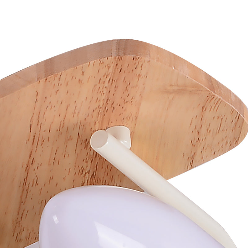 Fighter Airplane Kindergarten Flush Mount Ceiling Light Wood Cartoon Ceiling Light Clearhalo 'Ceiling Lights' 'Close To Ceiling Lights' 'Close to ceiling' Lighting' 196458