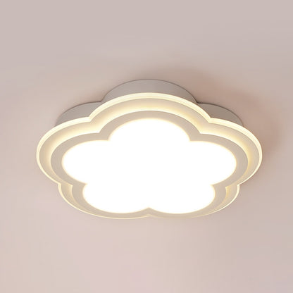 Contemporary Cloud Flush Ceiling Light Acrylic LED Ceiling Lamp in White for Foyer White Clearhalo 'Ceiling Lights' 'Close To Ceiling Lights' 'Close to ceiling' 'Flush mount' Lighting' 196528
