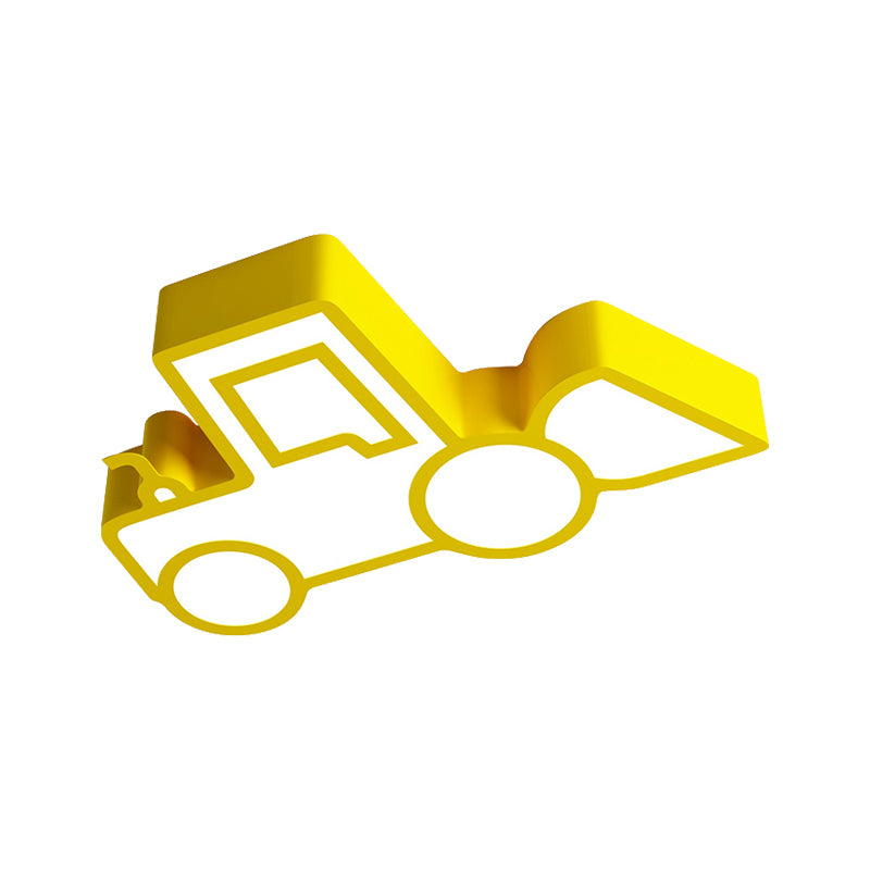 Cartoon Car Ceiling Light Acrylic Flush Mount Ceiling Light for Bedroom Clearhalo 'Ceiling Lights' 'Close To Ceiling Lights' 'Close to ceiling' 'Flush mount' Lighting' 196662