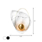 Teardrop Marble Sconce Lamp Designer 1-Light Black/White Flush Mount Wall Light for Living Room Clearhalo 'Cast Iron' 'Glass' 'Industrial' 'Modern wall lights' 'Modern' 'Tiffany' 'Traditional wall lights' 'Wall Lamps & Sconces' 'Wall Lights' Lighting' 1968170