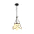 Fabric Flower Shaped Drop Pendant Farmhouse Single-Bulb Dining Room Hanging Light in Cage in Black/Gold/White Black Clearhalo 'Art Deco Pendants' 'Black' 'Cast Iron' 'Ceiling Lights' 'Ceramic' 'Crystal' 'Industrial Pendants' 'Industrial' 'Metal' 'Middle Century Pendants' 'Pendant Lights' 'Pendants' 'Rustic Pendants' 'Tiffany' Lighting' 1968237