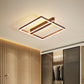 Acrylic Square Frame Ceiling Flush Simple Gold/Coffee Finish LED Flushmount Light for Bedroom Clearhalo 'Ceiling Lights' 'Close To Ceiling Lights' 'Close to ceiling' 'Flush mount' Lighting' 1968771