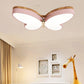 Butterfly Shape Living Room LED Ceiling Light Acrylic Contemporary Flush Mount Ceiling Light Pink Clearhalo 'Ceiling Lights' 'Close To Ceiling Lights' 'Close to ceiling' 'Flush mount' Lighting' 196973