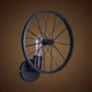 Wheel Wall Sconce Lighting Decorative Metallic 1-Head Cafe Wall Mounted Light in Black Clearhalo 'Wall Lamps & Sconces' 'Wall Lights' Lighting' 1970388
