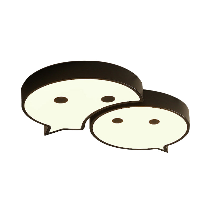 Baby Elf LED Ceiling Mount Light Cartoon Metal and Acrylic Ceiling Lamp for Child Bedroom Clearhalo 'Ceiling Lights' 'Close To Ceiling Lights' 'Close to ceiling' 'Flush mount' Lighting' 197077