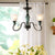 Farmhouse Blossom Up Chandelier 3/8/12 Heads Frosted Ribbed Glass Ceiling Hang Light in Blackish Green 3 Blackish Green Clearhalo 'Ceiling Lights' 'Chandeliers' Lighting' options 1971041_322d9f8e-b4b4-41ad-b1d7-a5ef27c09d29