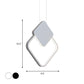 Oval/Round/Square Pendant Lighting Minimalism Acrylic Living Room LED Hanging Ceiling Light in Black/White Clearhalo 'Ceiling Lights' 'Modern Pendants' 'Modern' 'Pendant Lights' 'Pendants' Lighting' 1971523