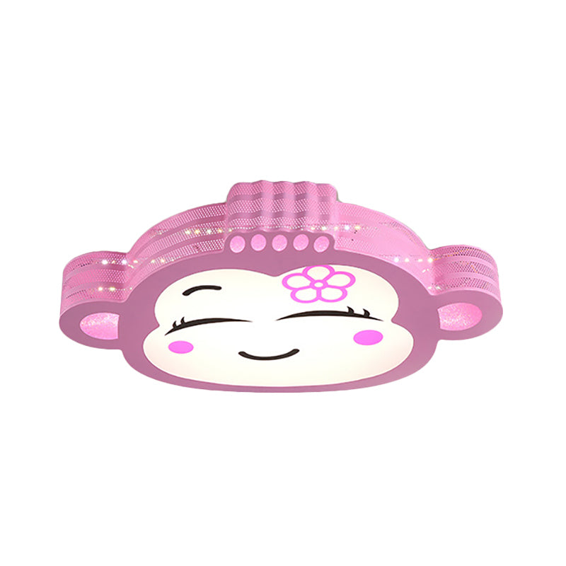 Bedroom Animal Flush Mount Ceiling Light Acrylic Cartoon LED Flush Ceiling Lights Clearhalo 'Ceiling Lights' 'Close To Ceiling Lights' 'Close to ceiling' 'Flush mount' Lighting' 197358