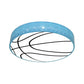 Cartoon Circle Ceiling Light Acrylic Flush Ceiling Lights for Kid Bedroom Clearhalo 'Ceiling Lights' 'Close To Ceiling Lights' 'Close to ceiling' 'Flush mount' Lighting' 197470