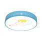 Cartoon Circle Ceiling Light Acrylic Flush Ceiling Lights for Kid Bedroom Clearhalo 'Ceiling Lights' 'Close To Ceiling Lights' 'Close to ceiling' 'Flush mount' Lighting' 197477