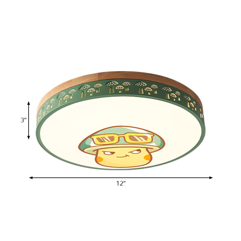 Circle for Kindergarten Ceiling Light Ceiling Light Modern Flush Mount Ceiling Fixture Clearhalo 'Ceiling Lights' 'Close To Ceiling Lights' 'Close to ceiling' 'Flush mount' Lighting' 197650