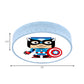 Blue Circle Ceiling Light Fixture Cartoon Acrylic Flush Mount Ceiling Light for Kid Bedroom Clearhalo 'Ceiling Lights' 'Close To Ceiling Lights' 'Close to ceiling' 'Flush mount' Lighting' 197804