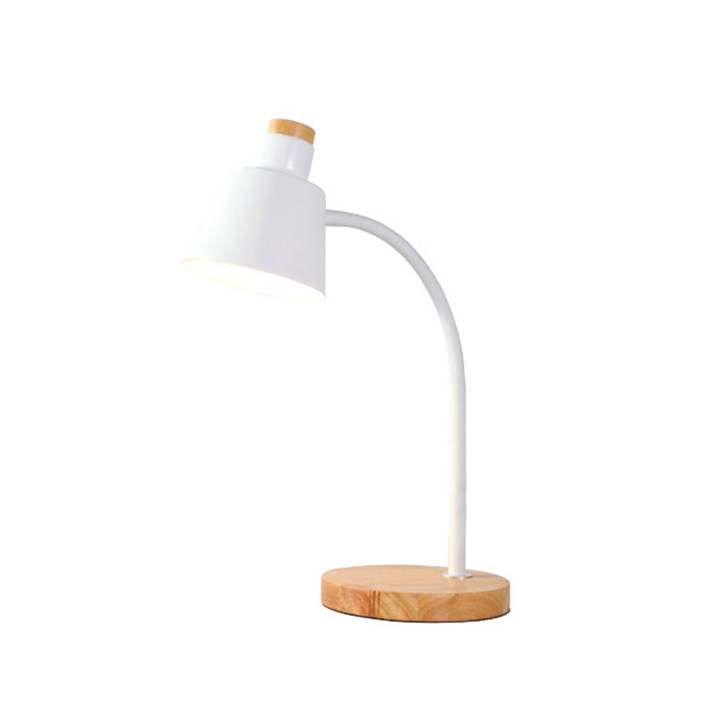 1 Head Bucket Desk Light Nordic Style Metal Desk Lamp for Child Bedroom Clearhalo 'Lamps' 'Table Lamps' Lighting' 198138