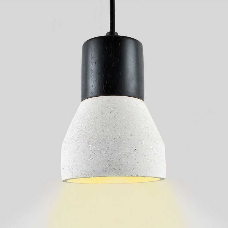 Cement Bottle Pendant Lighting Nordic 1-Light Restaurant Suspension Light in Grey/Red/Green Clearhalo 'Ceiling Lights' 'Industrial Pendants' 'Industrial' 'Middle Century Pendants' 'Pendant Lights' 'Pendants' 'Tiffany' Lighting' 1981956
