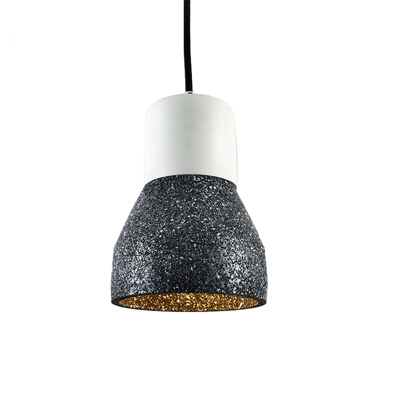 Cement Bottle Pendant Lighting Nordic 1-Light Restaurant Suspension Light in Grey/Red/Green Clearhalo 'Ceiling Lights' 'Industrial Pendants' 'Industrial' 'Middle Century Pendants' 'Pendant Lights' 'Pendants' 'Tiffany' Lighting' 1981959