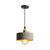 Single Bedside Drop Pendant Nordic Black/Grey Hanging Light with Tapered/Cone/Cylinder Cement Shade and Rotary Switch Grey B Clearhalo 'Ceiling Lights' 'Industrial Pendants' 'Industrial' 'Middle Century Pendants' 'Pendant Lights' 'Pendants' 'Tiffany' Lighting' 1982025