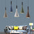 Grey/White/Coffee Funnel Pendant Light Nordic Cement 1 Head Dining Table Suspended Lighting Fixture Grey Clearhalo 'Ceiling Lights' 'Industrial Pendants' 'Industrial' 'Middle Century Pendants' 'Pendant Lights' 'Pendants' 'Tiffany' Lighting' 1982059