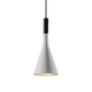 Grey/White/Coffee Funnel Pendant Light Nordic Cement 1 Head Dining Table Suspended Lighting Fixture Clearhalo 'Ceiling Lights' 'Industrial Pendants' 'Industrial' 'Middle Century Pendants' 'Pendant Lights' 'Pendants' 'Tiffany' Lighting' 1982067