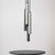 Terrazzo Flute Pendulum Light Nordic 10"/19.5" Tall LED Bistro Hanging Pendant in White/Black Black Clearhalo 'Ceiling Lights' 'Industrial Pendants' 'Industrial' 'Middle Century Pendants' 'Pendant Lights' 'Pendants' 'Tiffany' Lighting' 1982136