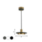 Marble Lid Shaped Drop Pendant Postmodern Antiqued Brass and Green LED Ceiling Hang Light Clearhalo 'Ceiling Lights' 'Modern Pendants' 'Modern' 'Pendant Lights' 'Pendants' Lighting' 1982159