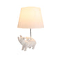 Contemporary Piggy Study Light 1 Light Resin Desk Light with Trapezoid Shade for Bedside Clearhalo 'Lamps' 'Table Lamps' Lighting' 198220