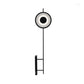 Black/White Circular LED Floor Light Novelty Minimalist Marble Floor Standing Lamp for Bedroom Clearhalo 'Floor Lamps' 'Lamps' Lighting' 1983683