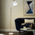 Conic Rotatable Reading Floor Light Nordic Metal 1 Bulb Living Room Floor Lamp in Black/White and Brass White Clearhalo 'Floor Lamps' 'Lamps' Lighting' 1983715