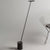 Black/White Circle Floor Lamp Minimalist Metal LED Standing Light with Stick Pole and Marble Base Black Clearhalo 'Floor Lamps' 'Lamps' Lighting' 1983734