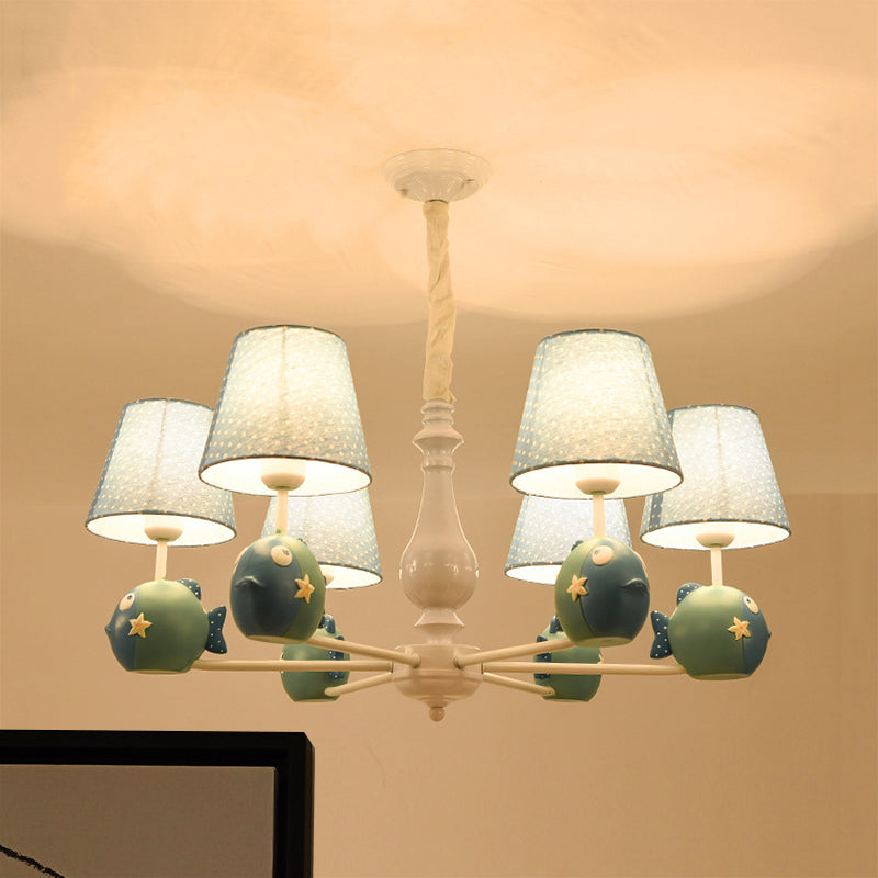 Blue Circle Bird Hanging Lamp Modern Resin Metal Hanging Pendant Lights for Kid Bedroom 6 Blue Clearhalo 'Ceiling Lights' 'Chandeliers' Lighting' options 198431_edbca261-9987-4d6c-a7de-8b6f786fa556