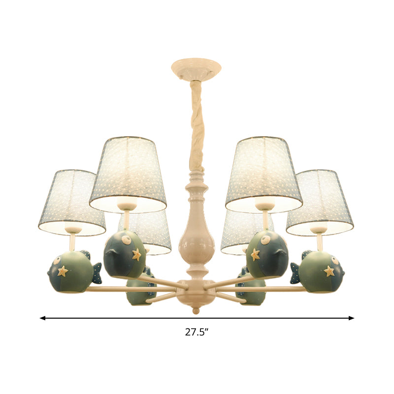 Blue Circle Bird Hanging Lamp Modern Resin Metal Hanging Pendant Lights for Kid Bedroom Clearhalo 'Ceiling Lights' 'Chandeliers' Lighting' options 198434