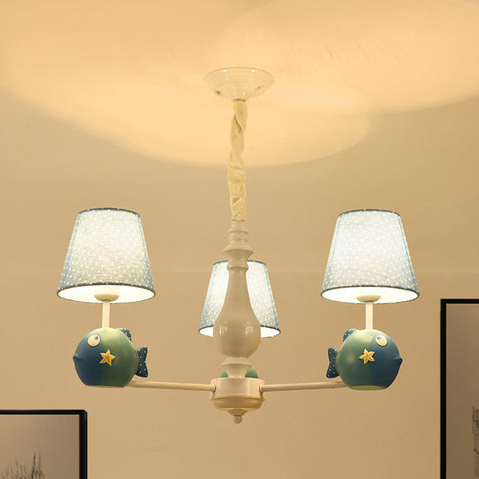 Blue Circle Bird Hanging Lamp Modern Resin Metal Hanging Pendant Lights for Kid Bedroom Clearhalo 'Ceiling Lights' 'Chandeliers' Lighting' options 198439