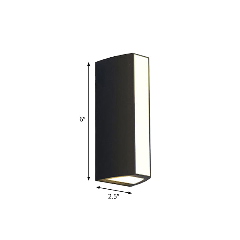 Black Triangle Prism Wall Light Modern Metal Small/Medium/Large LED Flush Mount Wall Sconce in Warm/White Light Clearhalo 'Cast Iron' 'Glass' 'Industrial' 'Modern wall lights' 'Modern' 'Tiffany' 'Traditional wall lights' 'Wall Lamps & Sconces' 'Wall Lights' Lighting' 1985343