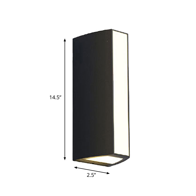 Black Triangle Prism Wall Light Modern Metal Small/Medium/Large LED Flush Mount Wall Sconce in Warm/White Light Clearhalo 'Cast Iron' 'Glass' 'Industrial' 'Modern wall lights' 'Modern' 'Tiffany' 'Traditional wall lights' 'Wall Lamps & Sconces' 'Wall Lights' Lighting' 1985345