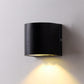 Black Small/Large Cylinder Wall Light Minimalist Aluminum LED Flush Wall Sconce for Outdoor Black Large A Clearhalo 'Cast Iron' 'Glass' 'Industrial' 'Modern wall lights' 'Modern' 'Tiffany' 'Traditional wall lights' 'Wall Lamps & Sconces' 'Wall Lights' Lighting' 1985455