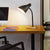 Metal Horn Shade Reading Light Adult Bedroom 1 Bulb Nordic Desk Light with Plug-In Cord Black Clearhalo 'Lamps' 'Table Lamps' Lighting' 198587