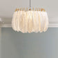 Nordic Tree/Crown/Floral Pendant Light Kit Feather/Sheer/Acrylic Single Bedroom Suspension Lighting in White White C Clearhalo 'Ceiling Lights' 'Modern Pendants' 'Modern' 'Pendant Lights' 'Pendants' Lighting' 1986225