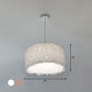 Nordic 1 Bulb Ceiling Suspension Lamp Pink/White Cylindrical/Drum Drop Pendant with Feather Shade, 5.5"/8"/14" W Clearhalo 'Ceiling Lights' 'Modern Pendants' 'Modern' 'Pendant Lights' 'Pendants' Lighting' 1986745