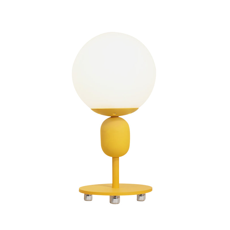 1 Head Orb Shade Reading Light Modern Eye-Caring Desk Light for Child Bedroom Clearhalo 'Lamps' 'Table Lamps' Lighting' 198702