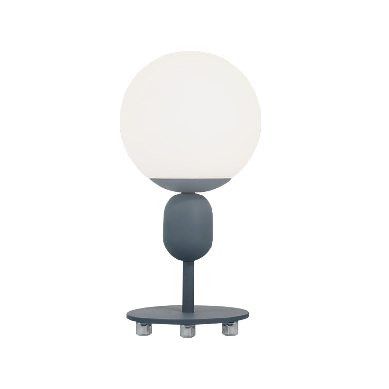 1 Head Orb Shade Reading Light Modern Eye-Caring Desk Light for Child Bedroom Clearhalo 'Lamps' 'Table Lamps' Lighting' 198706
