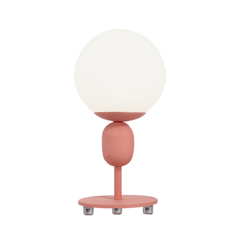 1 Head Orb Shade Reading Light Modern Eye-Caring Desk Light for Child Bedroom Clearhalo 'Lamps' 'Table Lamps' Lighting' 198710