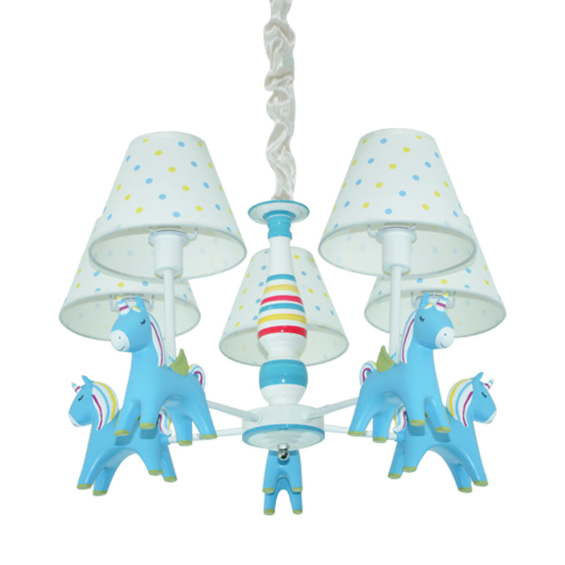 Nordic Tapered Shade Hanging Lights Fabric Pendant Light Fixture for Living Room Clearhalo 'Ceiling Lights' 'Chandeliers' Lighting' options 198862