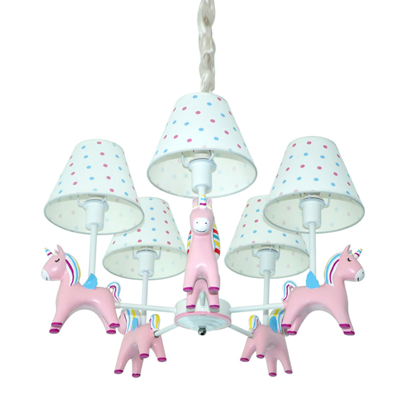 Nordic Tapered Shade Hanging Lights Fabric Pendant Light Fixture for Living Room Clearhalo 'Ceiling Lights' 'Chandeliers' Lighting' options 198865