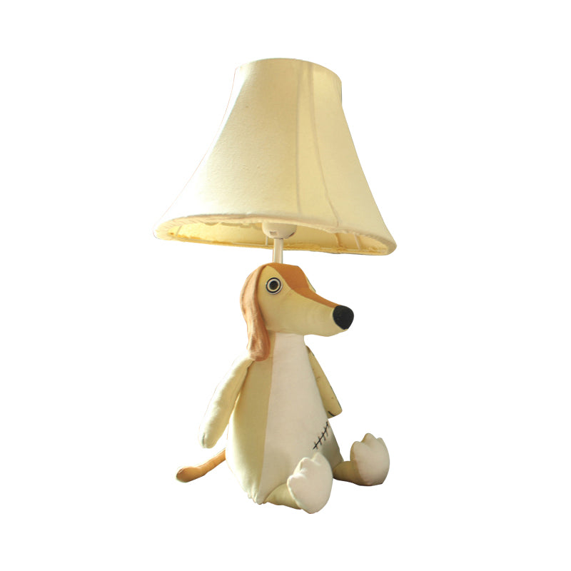 Animal Base Kid Bedroom Desk Light Fabric 1 Head Cartoon Reading Light Clearhalo 'Lamps' 'Table Lamps' Lighting' 198901