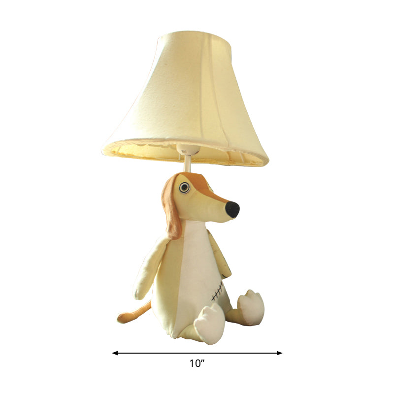 Animal Base Kid Bedroom Desk Light Fabric 1 Head Cartoon Reading Light Clearhalo 'Lamps' 'Table Lamps' Lighting' 198902