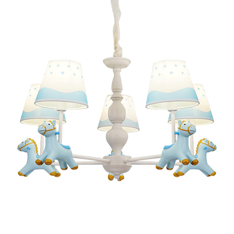 Living Room Tapered Shade Hanging Lamp ,shopify with Horse Fixture Fabric Art Deco Chandelier Clearhalo 'Ceiling Lights' 'Chandeliers' 'Lighting' 198937_730d5a17-ddff-4549-b92c-b1b5de0c39e2